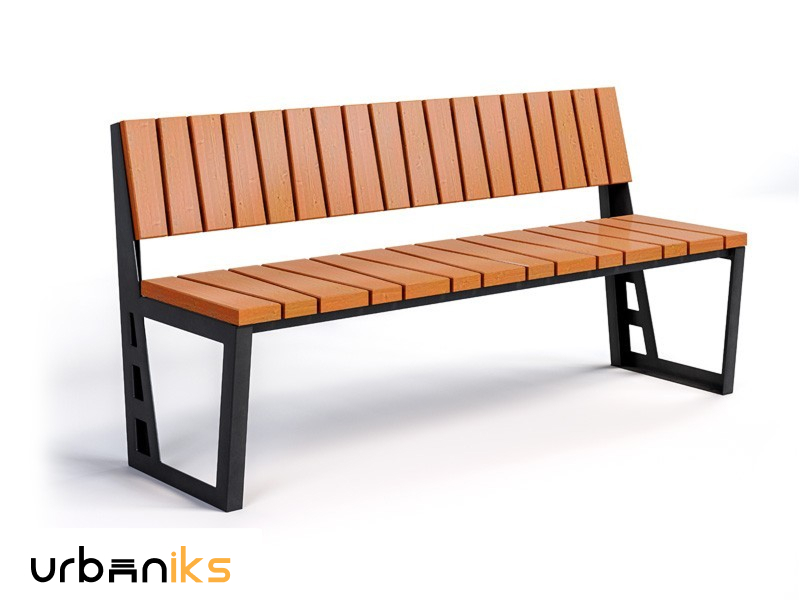 Ravna klop z naslonom - Robin