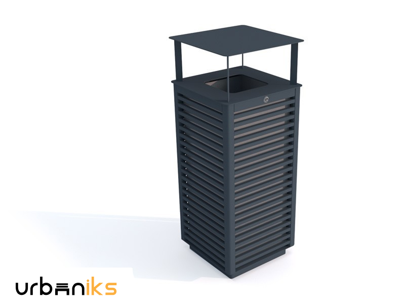 Jeklen koš s streho 80L  - Robin