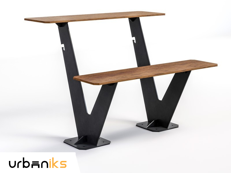 Univerzalna miza s klopjo Liam