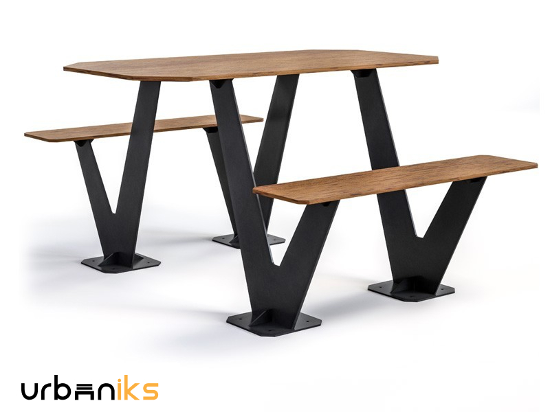 Univerzalna miza in 2 klopi Liam