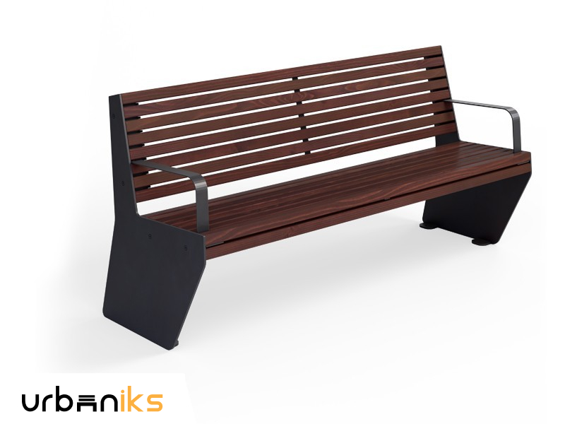 Klop  z naslonom in nasloni za roke  - Aron