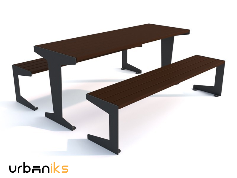 Komplet miza in klopi - Alma