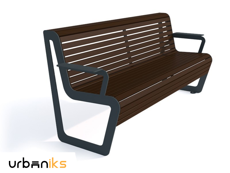 Klop z naslonom in nasloni za roke - Talia