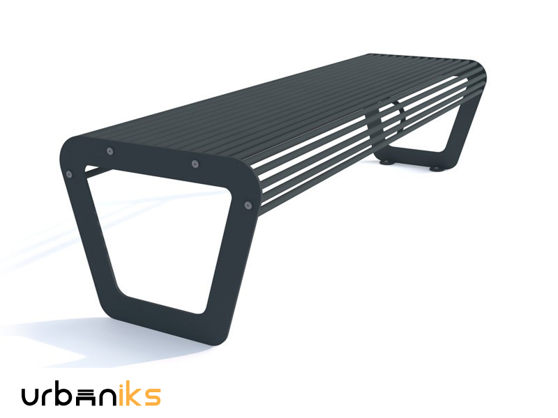 Jeklena klop brez naslona - Talia