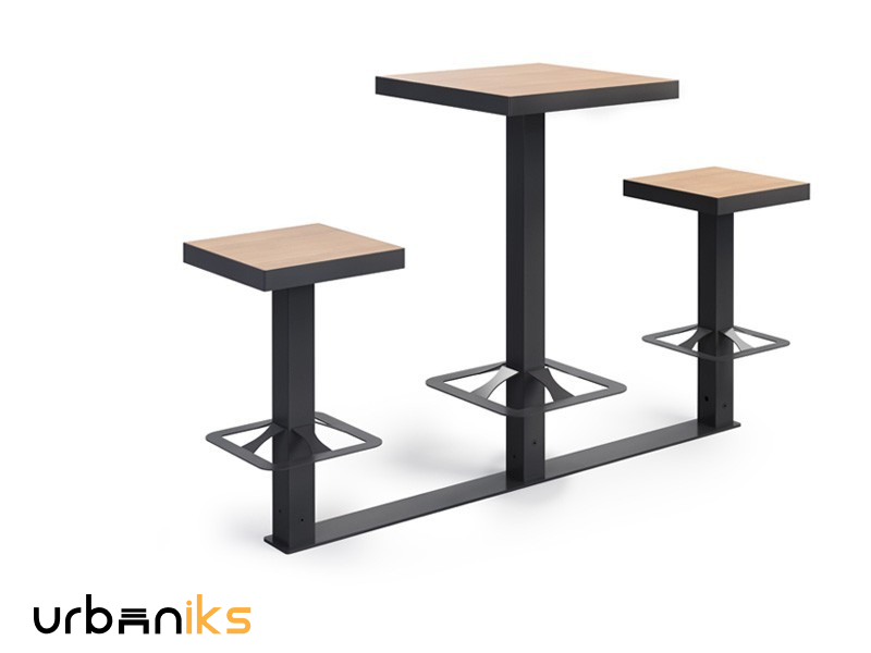 Komplet barske mizice s stoli (2) - Pale