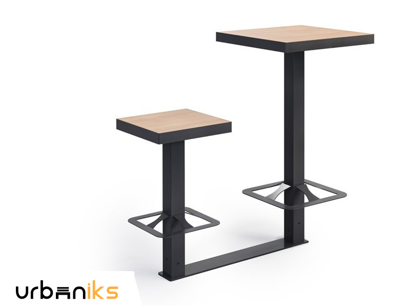 Barska mizica s stolom - Pale